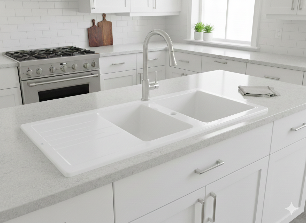 Évier Iceberg Blanc 120x60cm