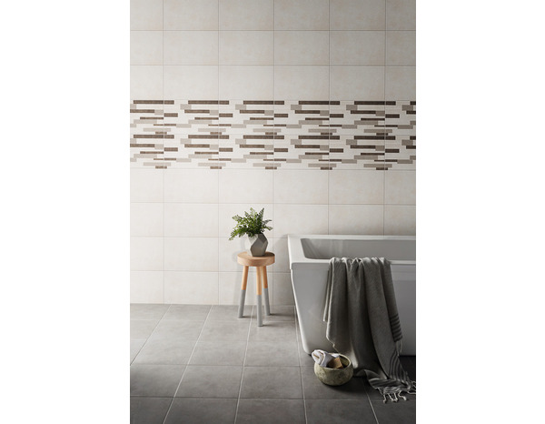 Faïence Cimento Ivoire 25x40