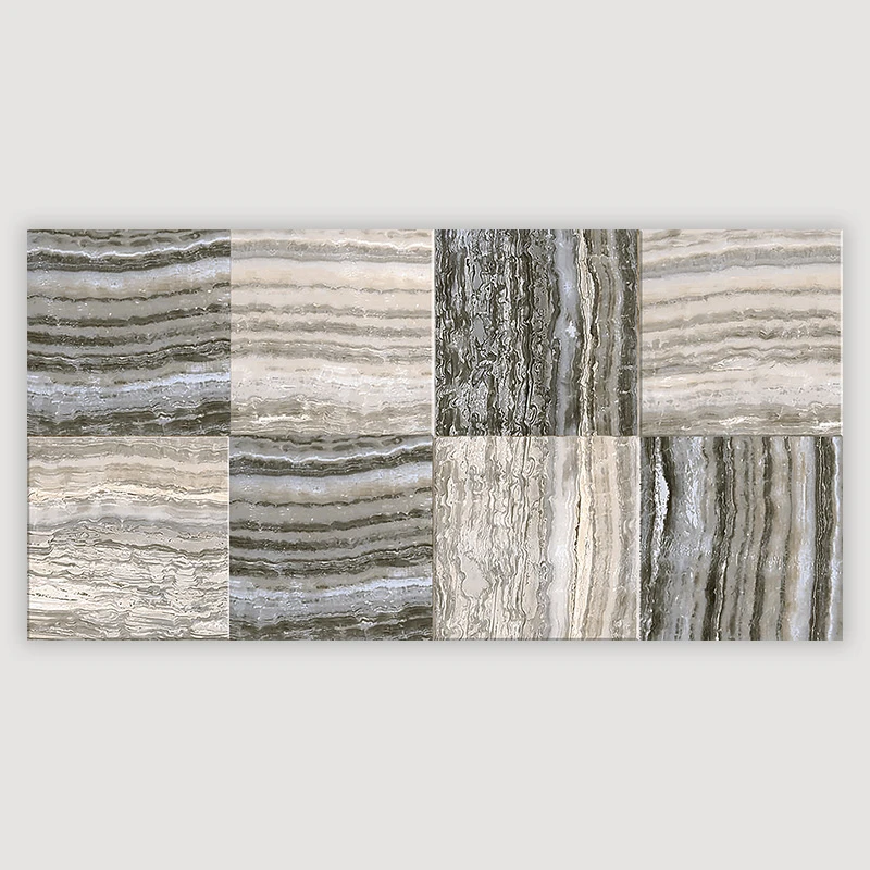 Bordure Corail Gris 30x60