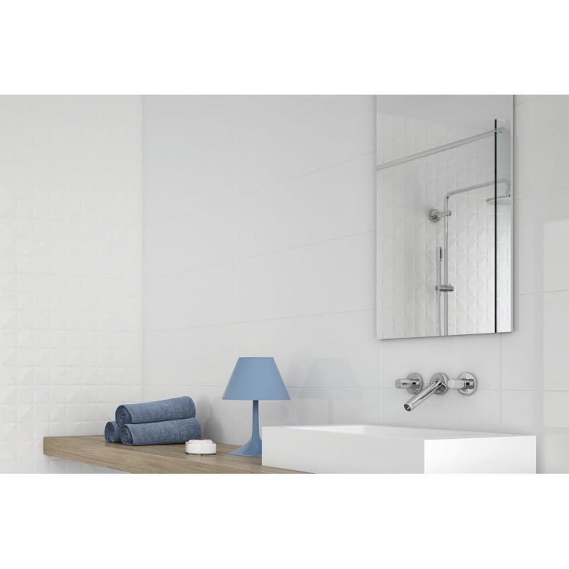 Faïence Happy Blanc 25x40