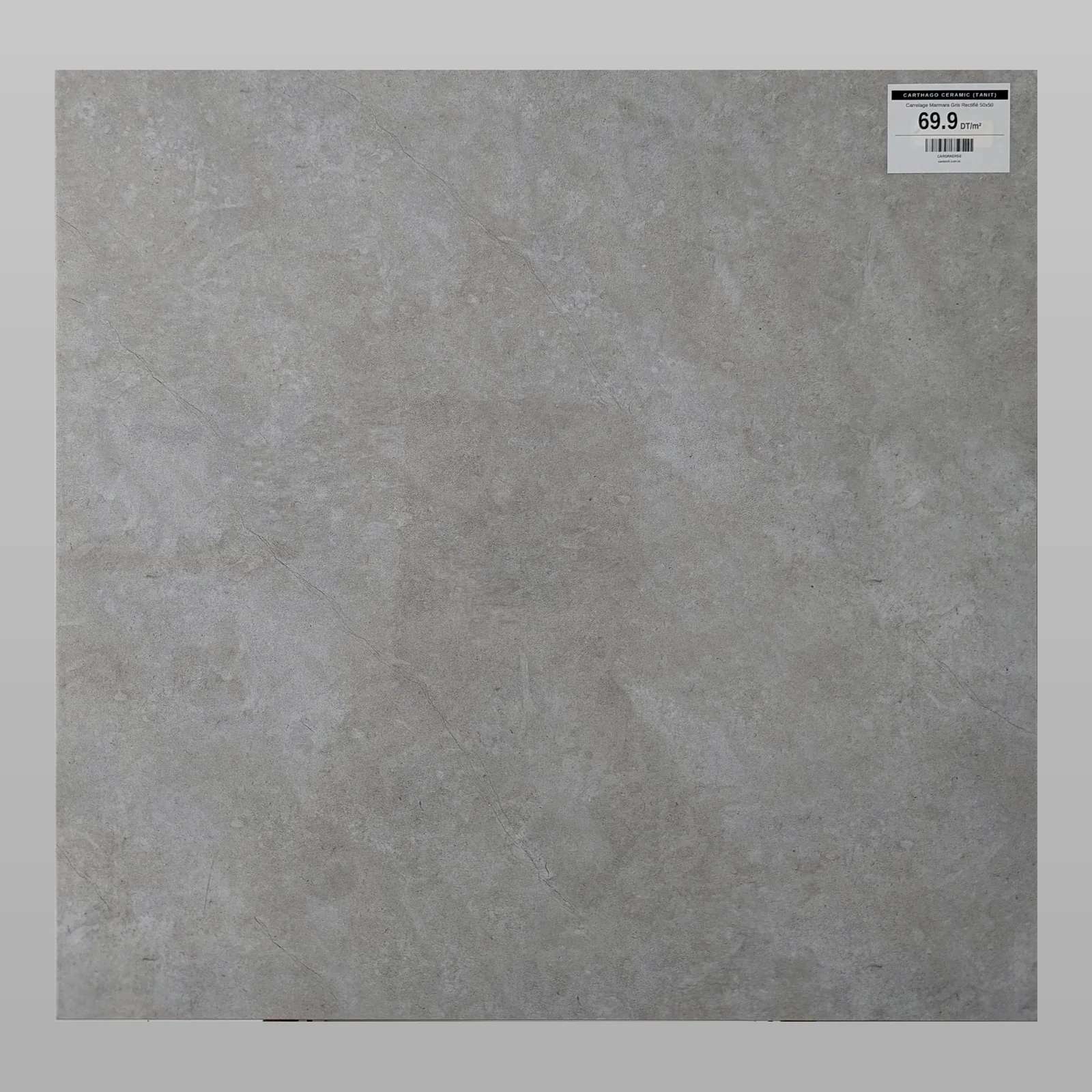 Carrelage Marmara Gris Rectifié 50x50