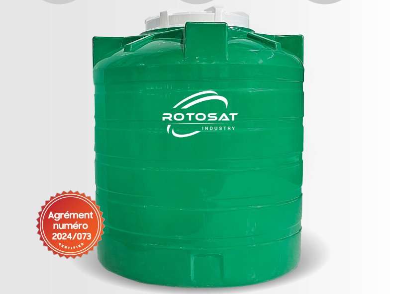 Citerne Verticale 250L Fermé (Vert)