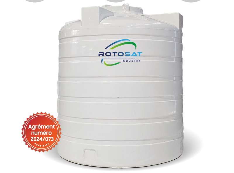 Citerne Verticale 500L Monocouche (Blanc)