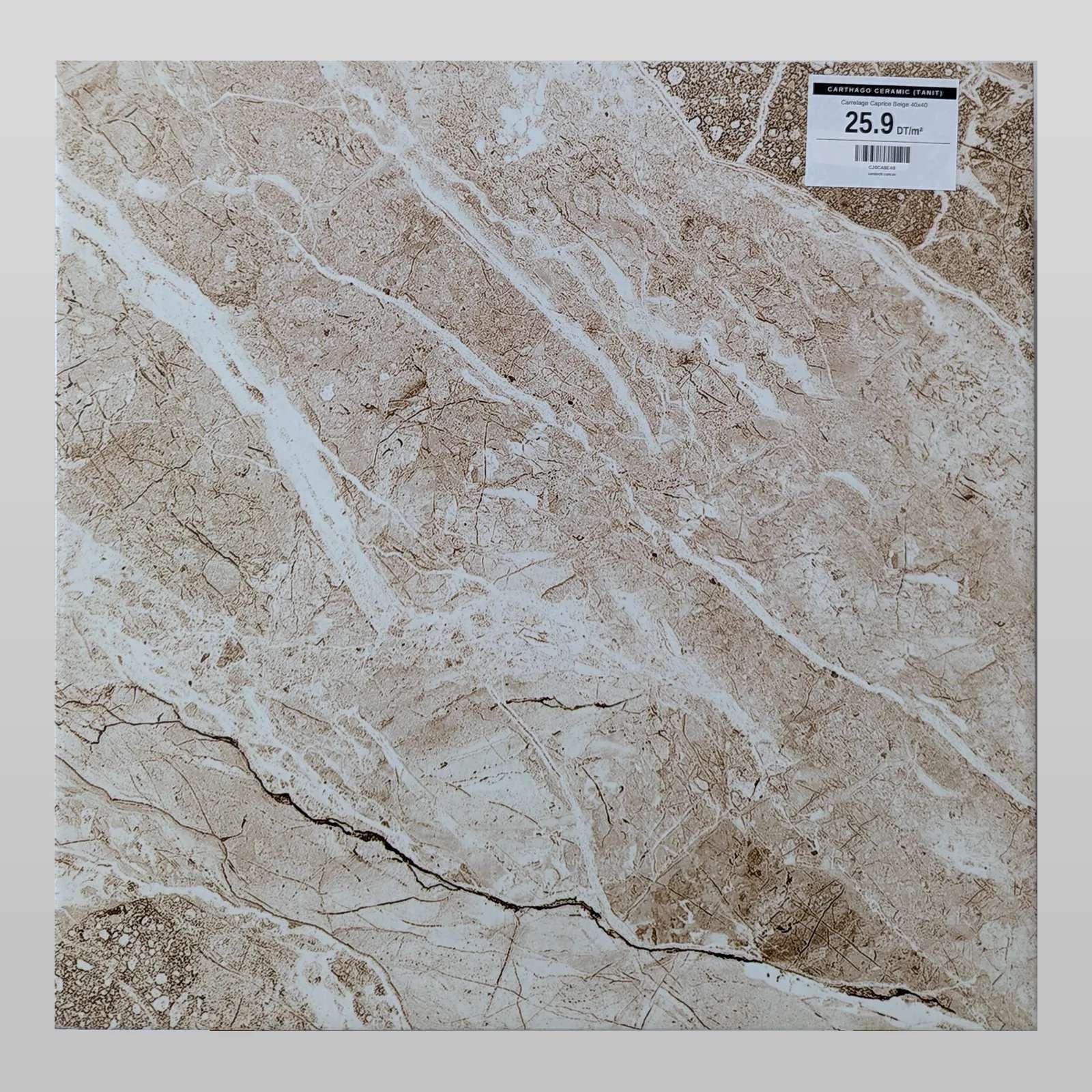 Carrelage Caprice Beige 40x40