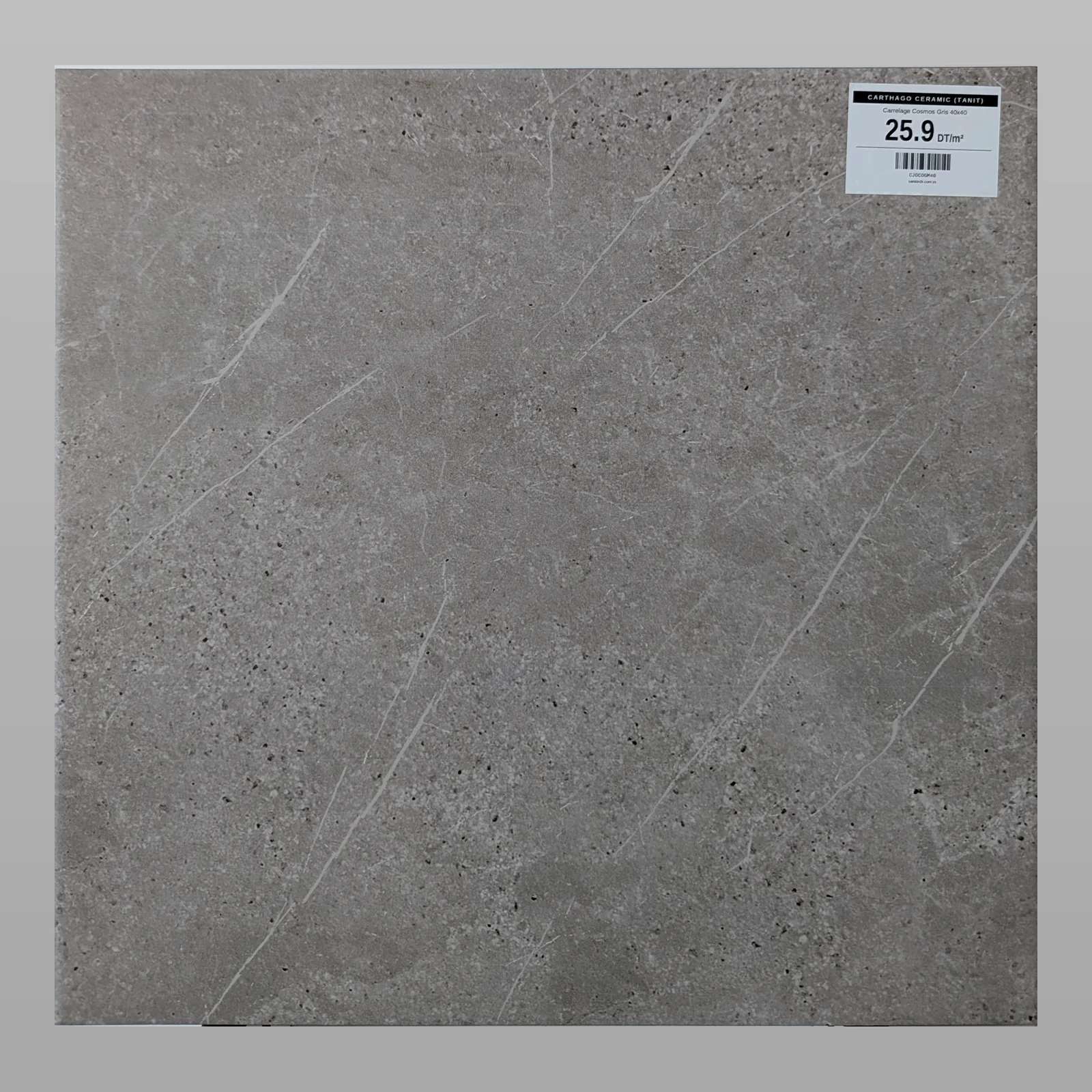 Carrelage Cosmos Gris 40x40