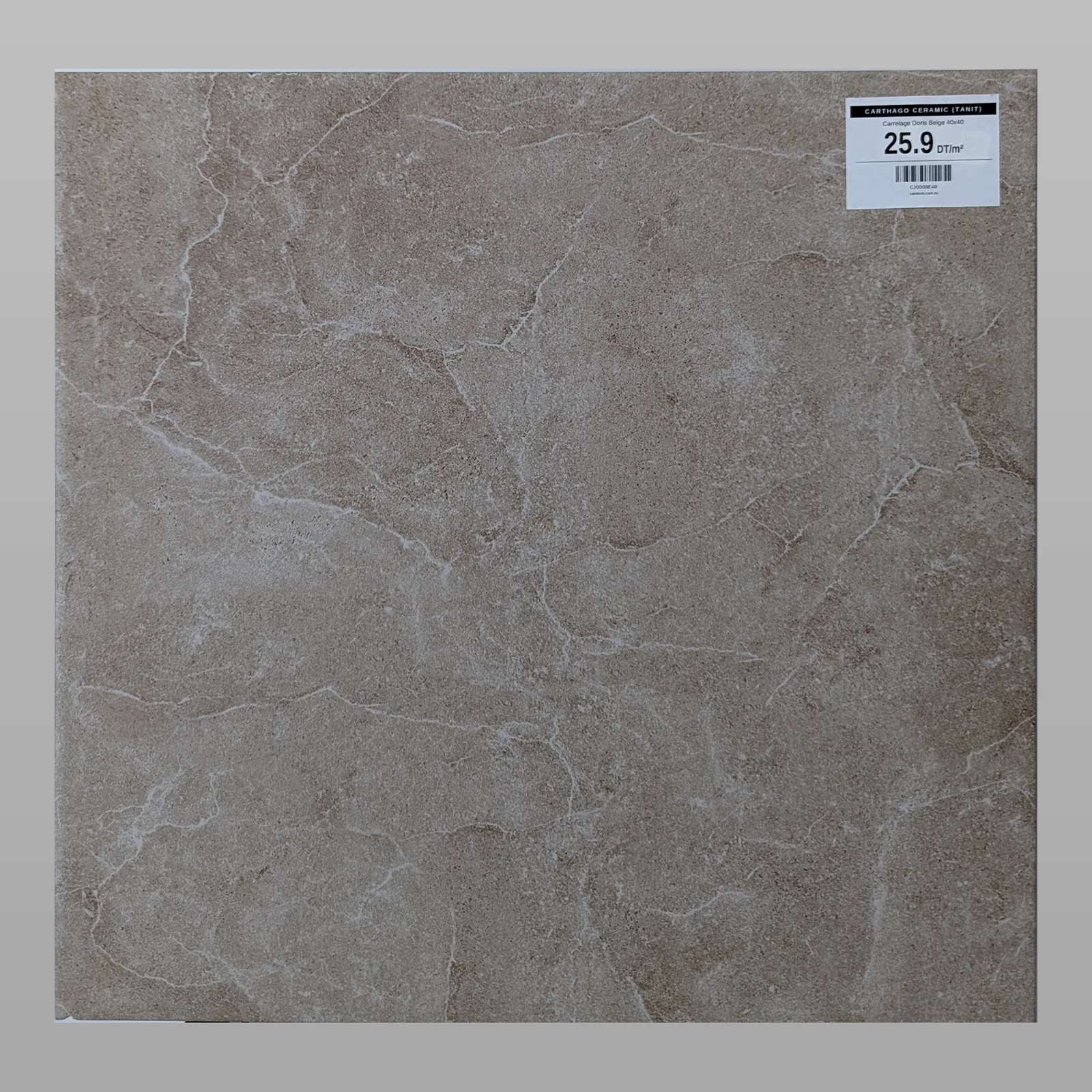 Carrelage Doris Beige 40x40