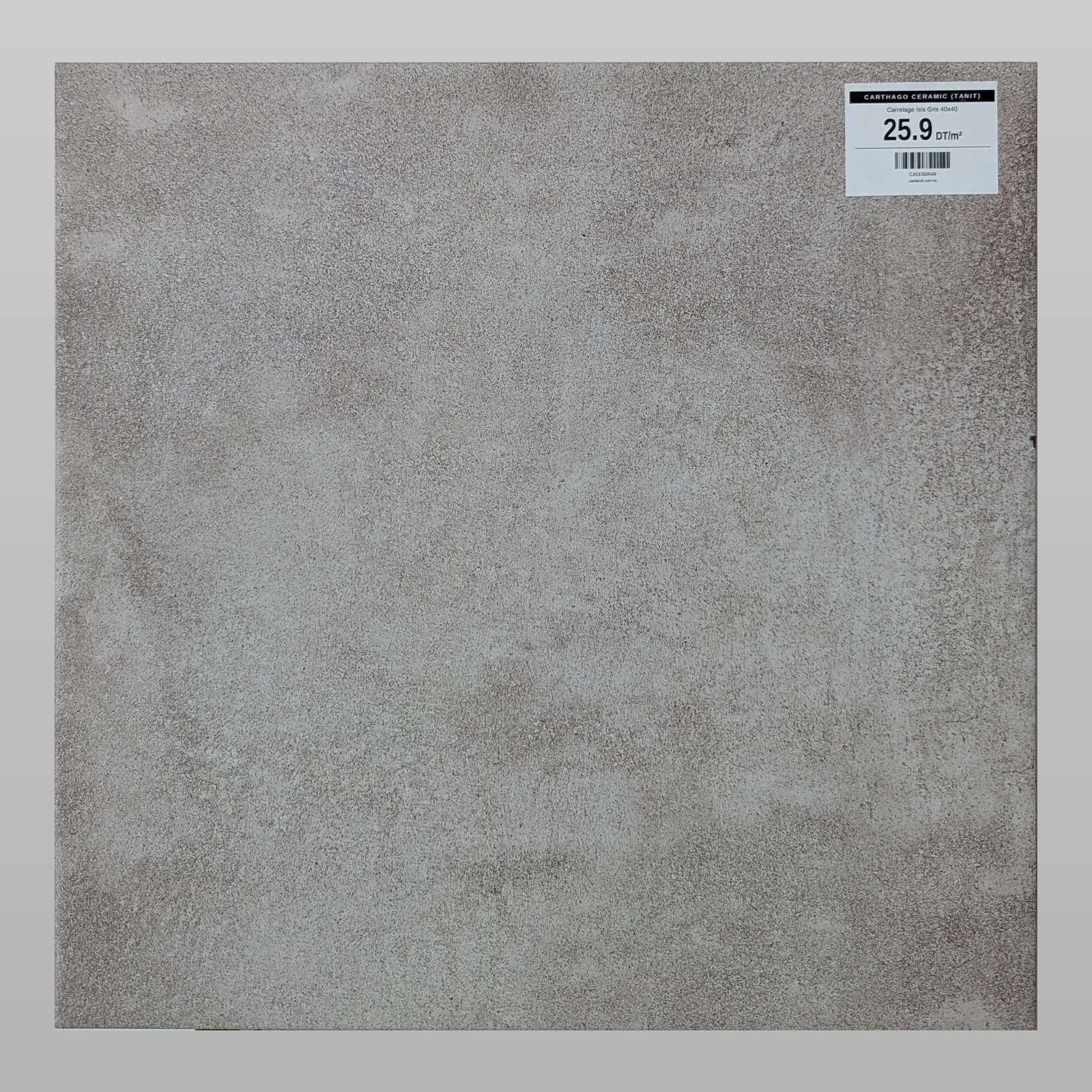 Carrelage Isis Gris 40x40