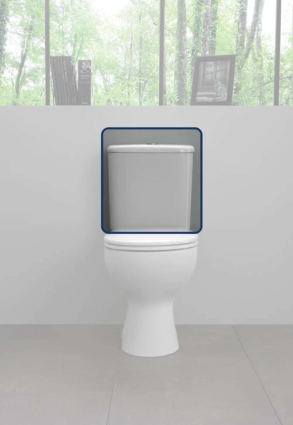 Alia White Cistern
