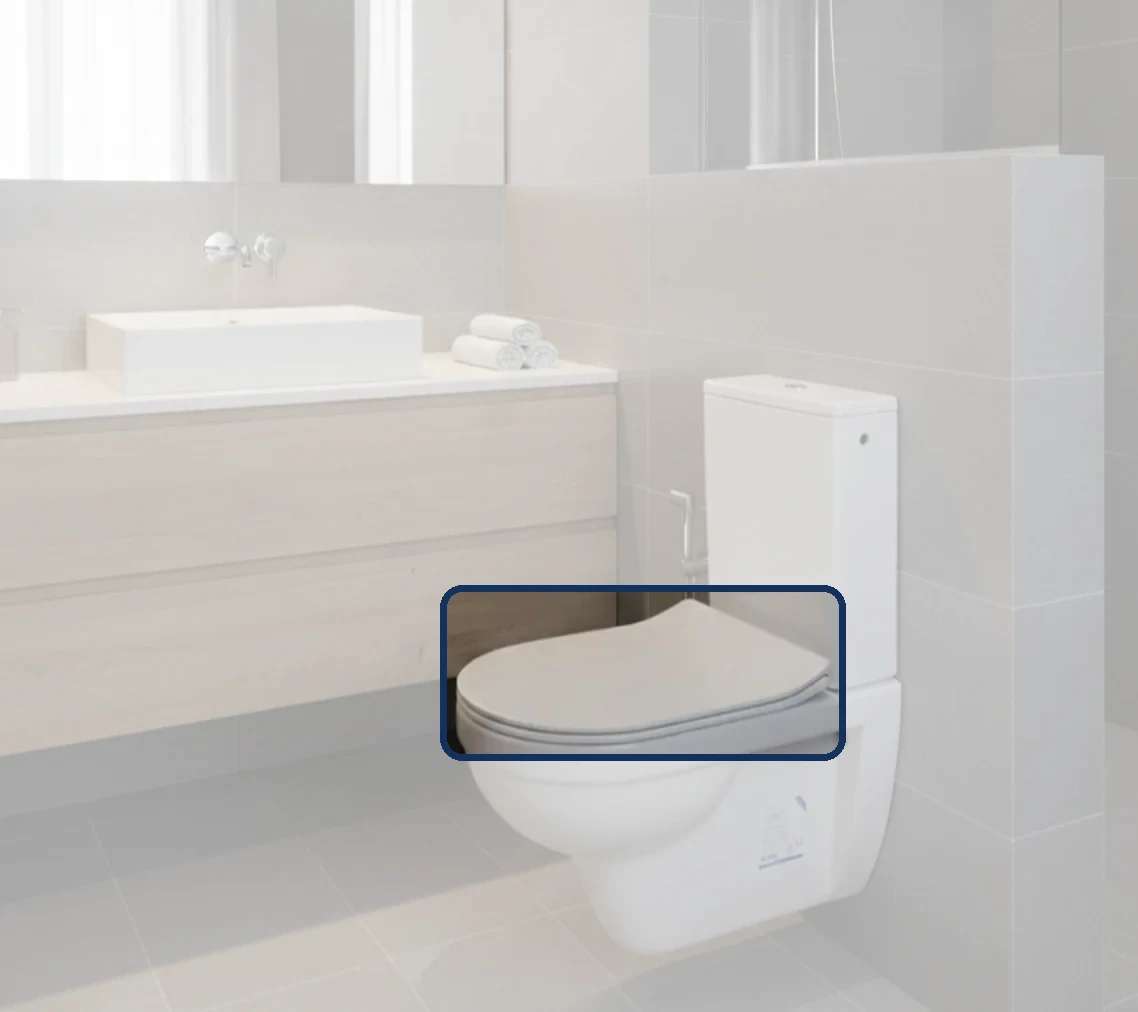 Abattant Milano Fermeture Douce