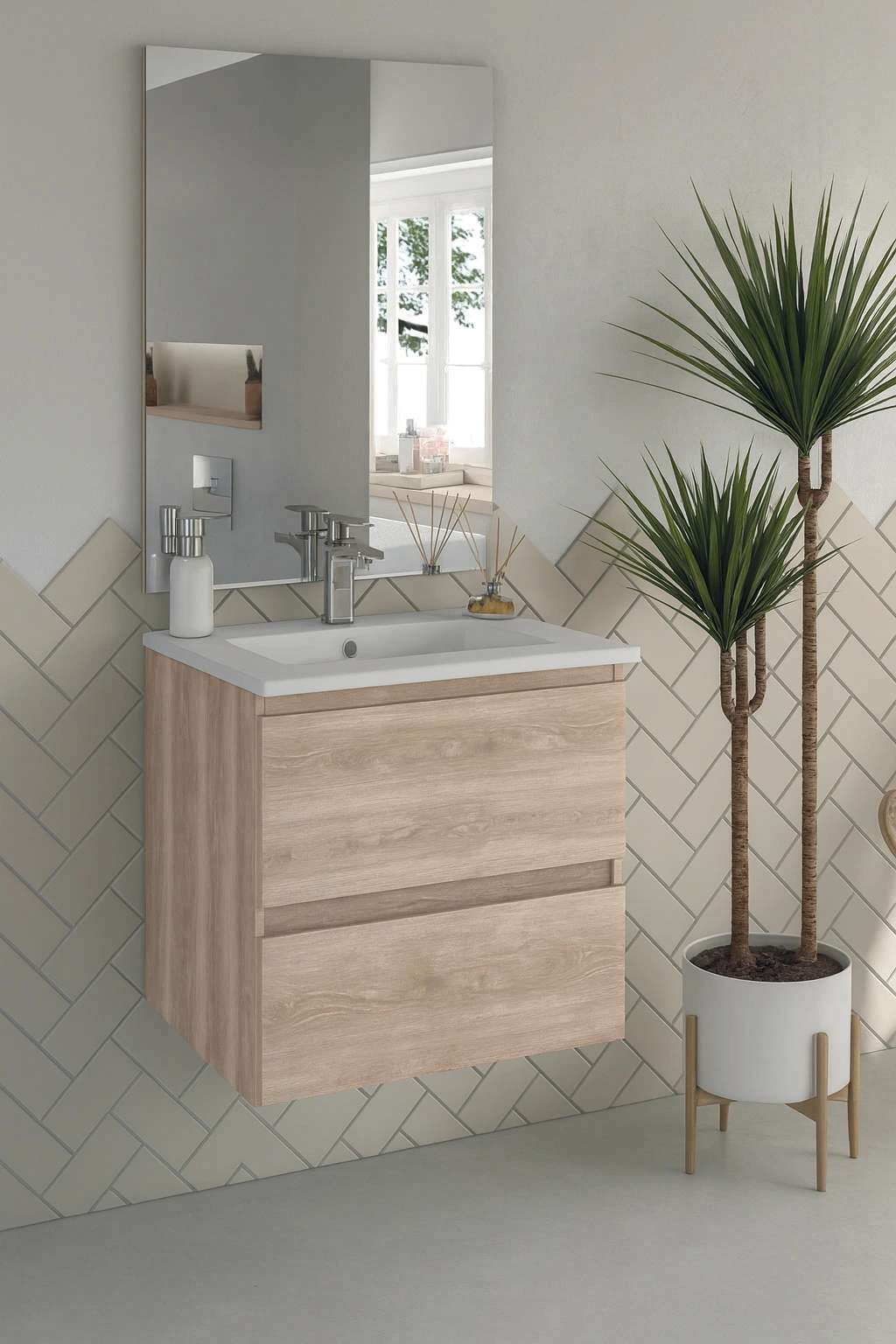 Meuble Salle de Bain Mature 80 cm