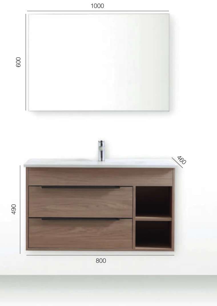 Meuble Salle de Bain XS 80 cm — 3